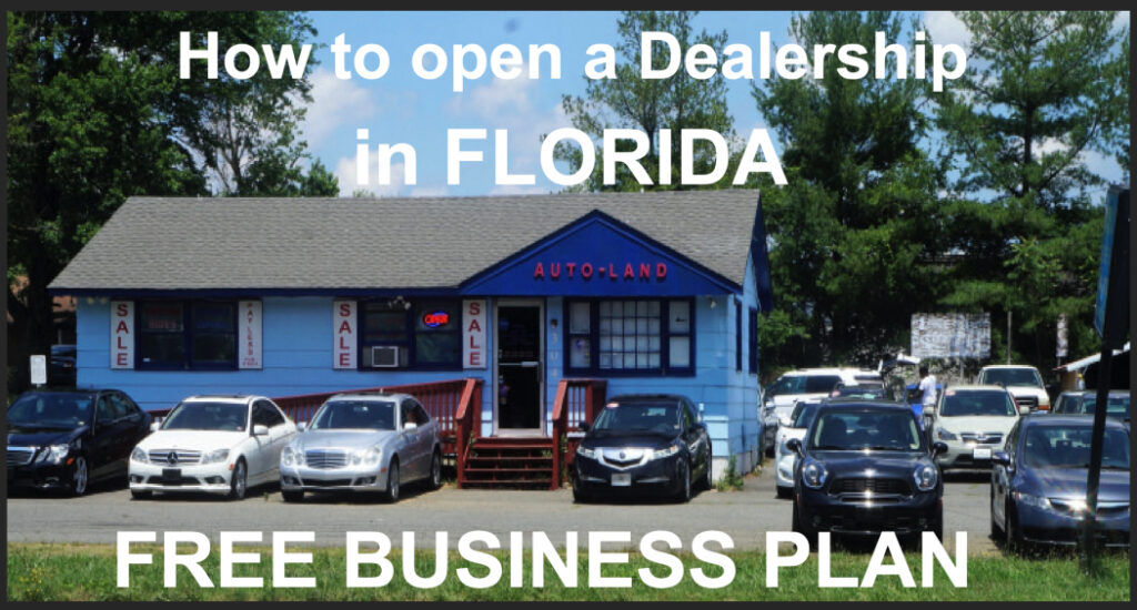 business plan for florida dealer license